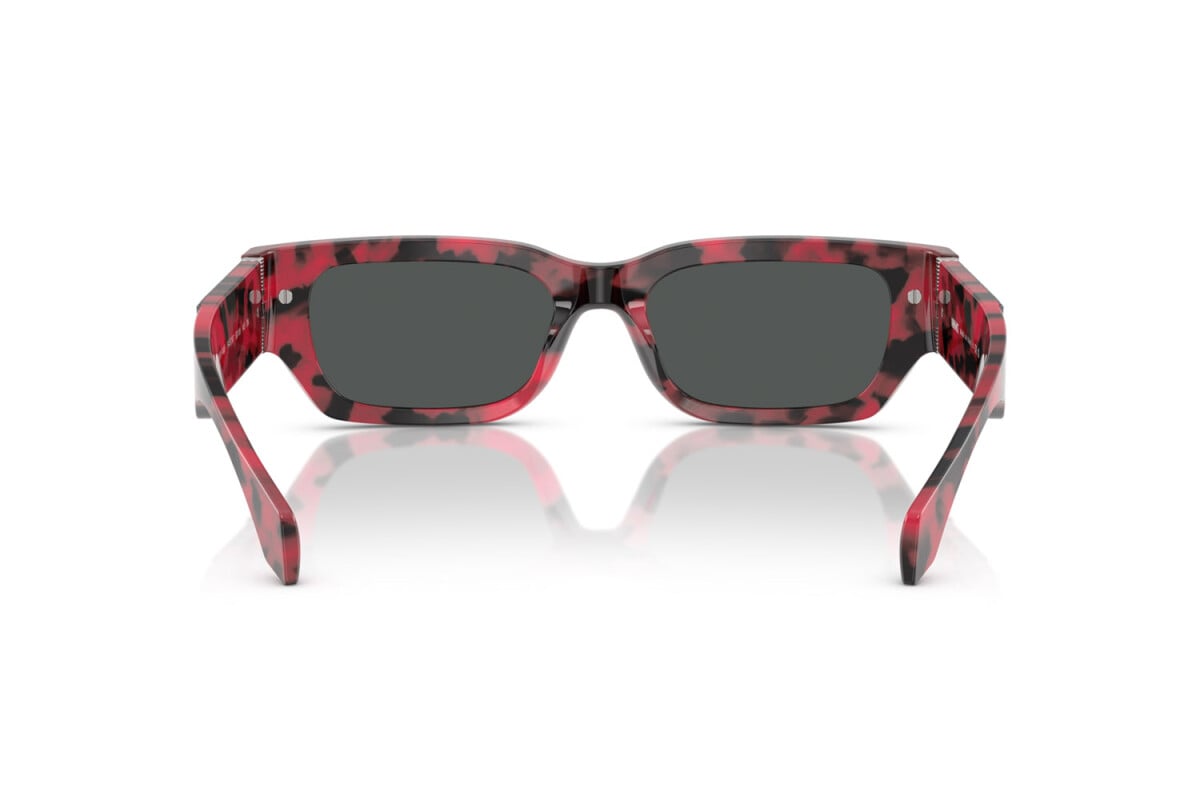 VERSACE - 545787 TOP NERO/AVANA ROSSO | OCCHIALE DA SOLE UOMO - VE 4465 CALIBRO 53