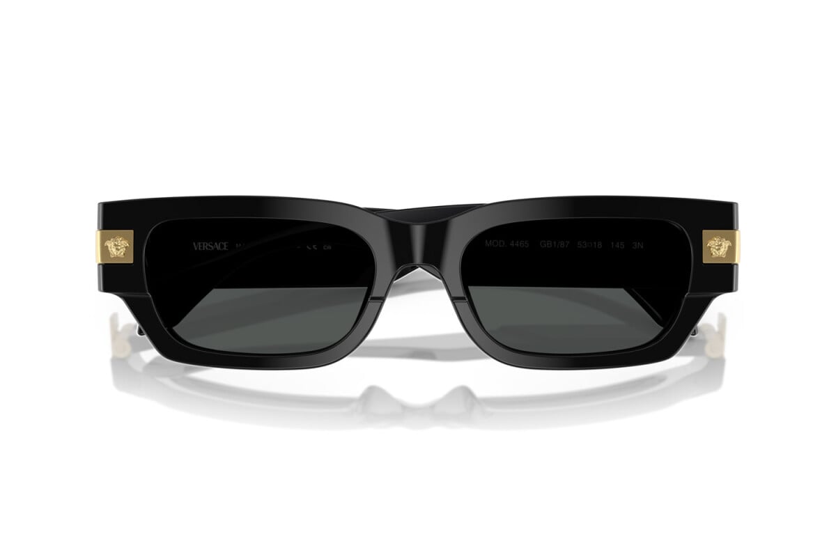 VERSACE - GB1/87 NERO | OCCHIALE DA SOLE UOMO - VE 4465 CALIBRO 53