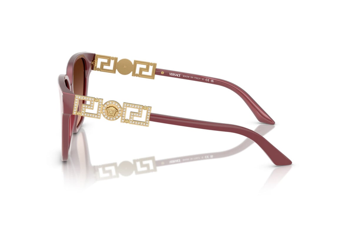 VERSACE - 54755M PERLA RUBINO SCURO | OCCHIALE DA SOLE DONNA - VE 4471B CALIBRO 56