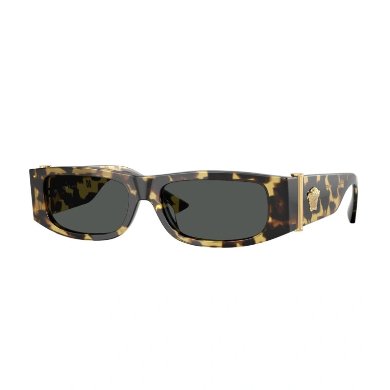 VERSACE - 777/87 MARRONE GIALLO AVANA | OCCHIALE DA SOLE UOMO - VE 4476U CALIBRO 55