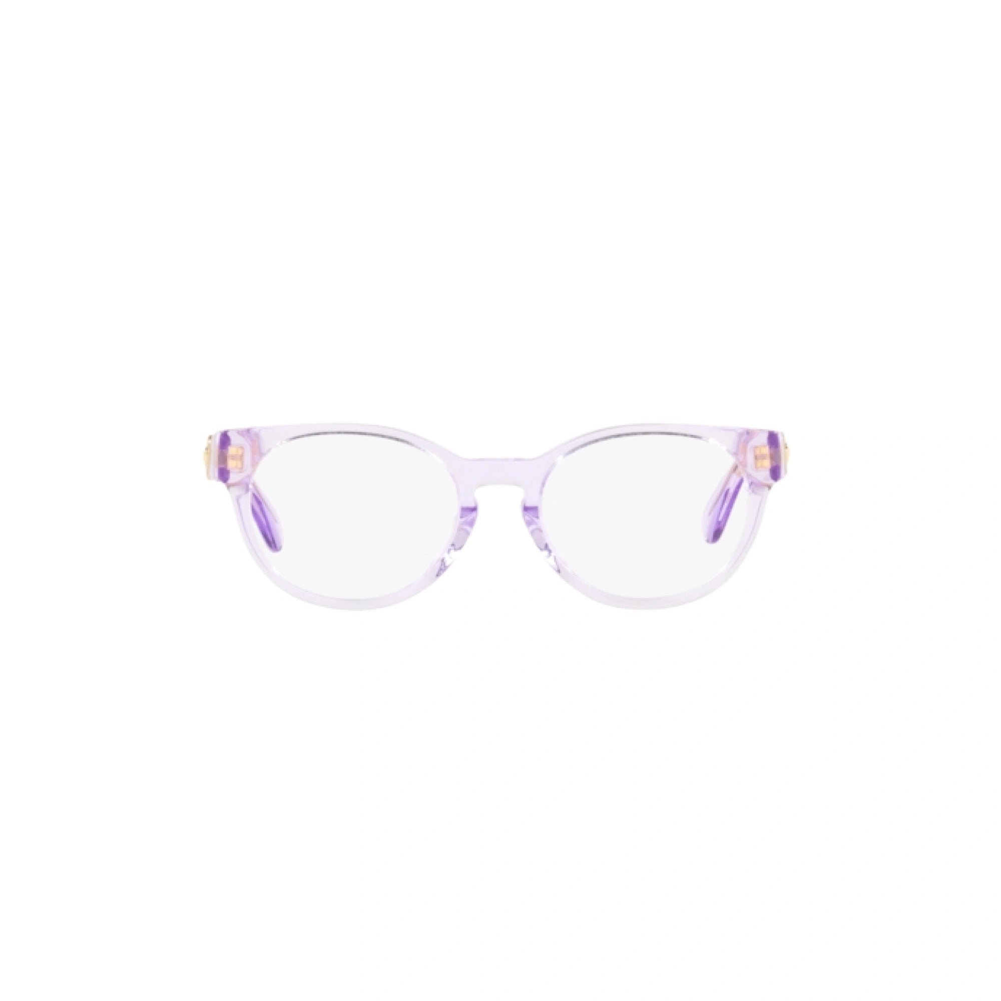 VERSACE VK 3323U - 5372 ROSA TRASPARENTE | OCCHIALE DA VISTA BAMBINA | CALIBRO 45