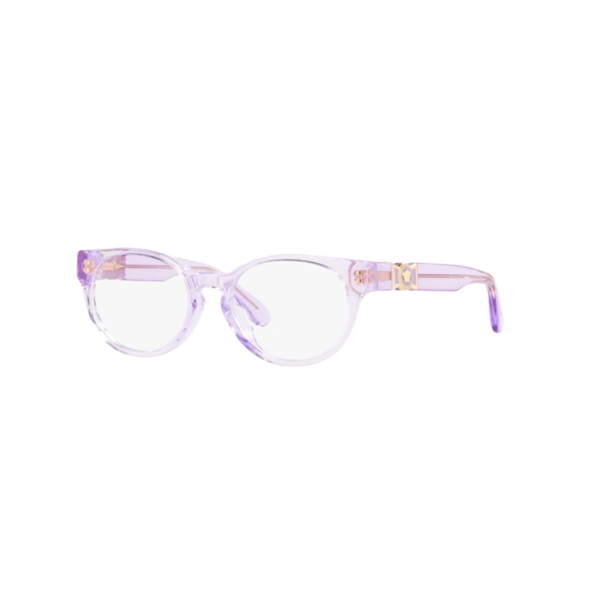 VERSACE VK 3323U - 5372 ROSA TRASPARENTE | OCCHIALE DA VISTA BAMBINA | CALIBRO 45