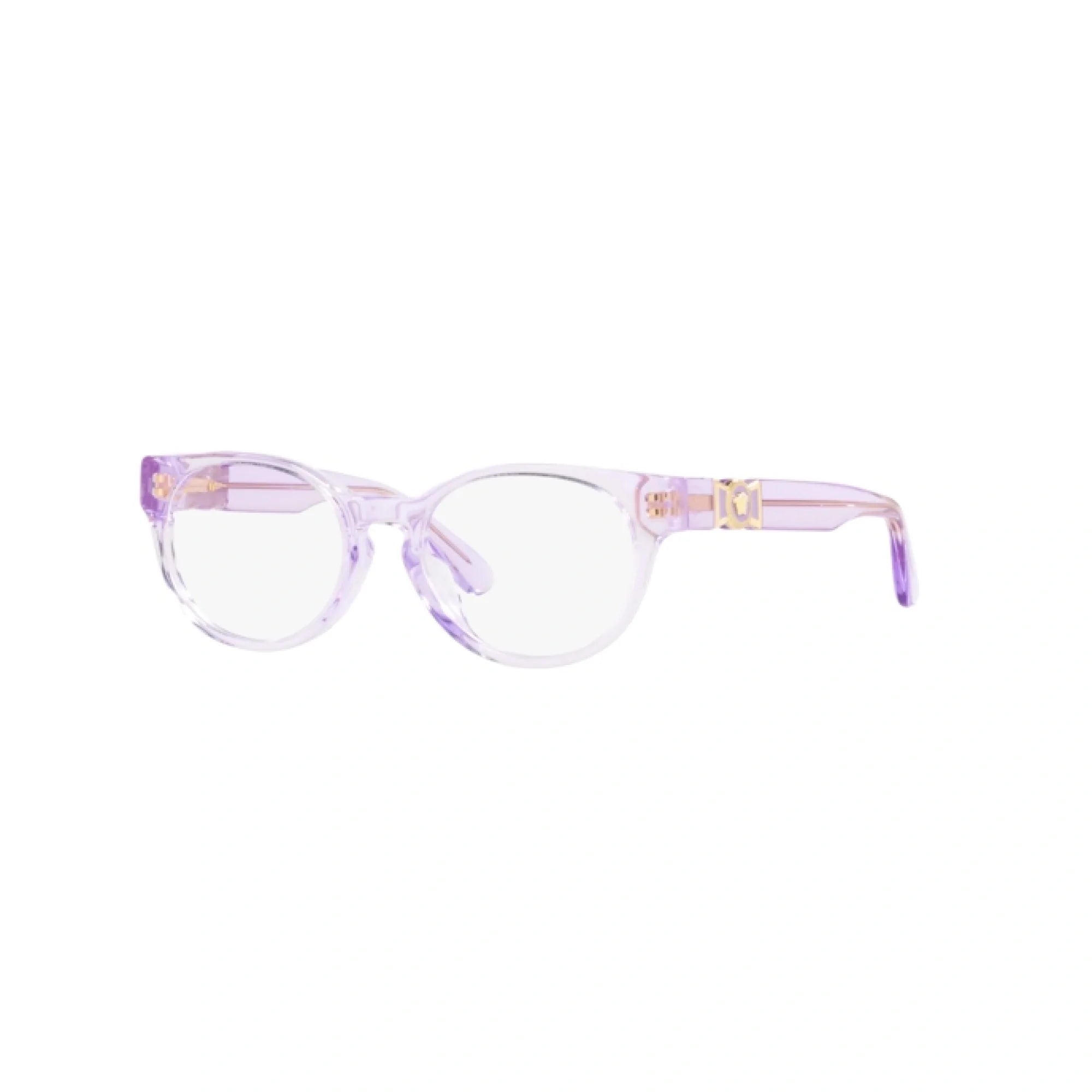 VERSACE VK 3323U - 5372 ROSA TRASPARENTE | OCCHIALE DA VISTA BAMBINA | CALIBRO 47