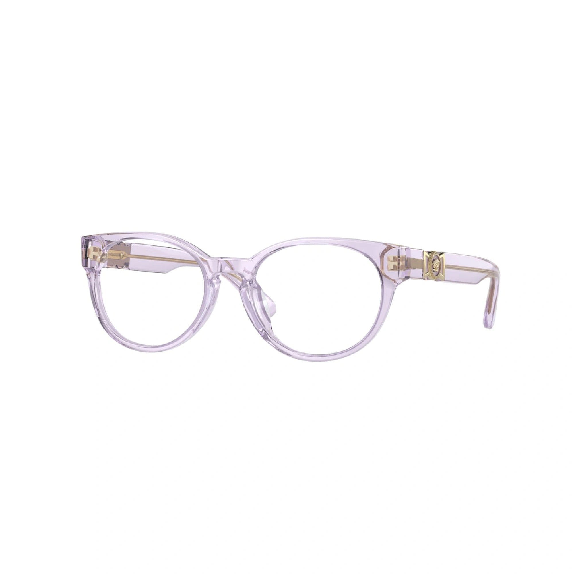 VERSACE VK 3323U - 5372 ROSA TRASPARENTE | OCCHIALE DA VISTA BAMBINA | CALIBRO 45