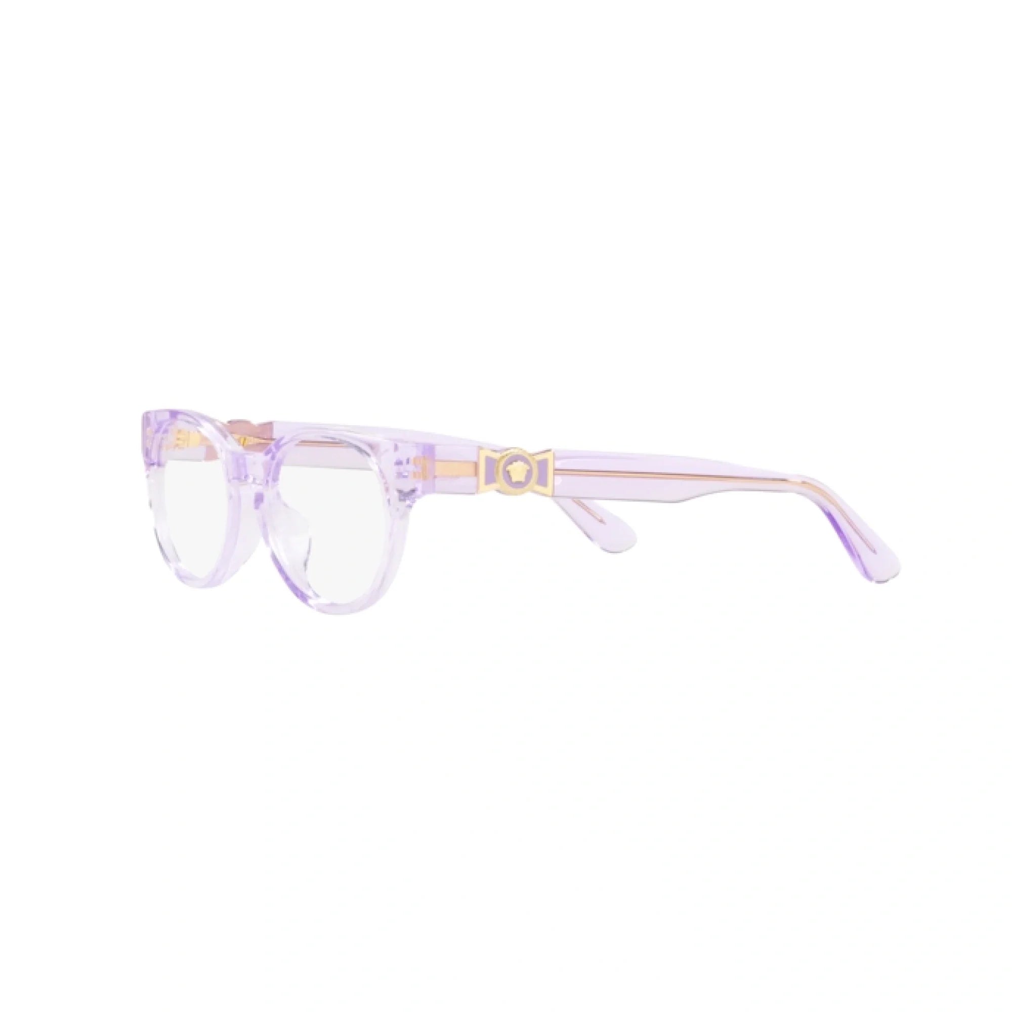 VERSACE VK 3323U - 5372 ROSA TRASPARENTE | OCCHIALE DA VISTA BAMBINA | CALIBRO 47
