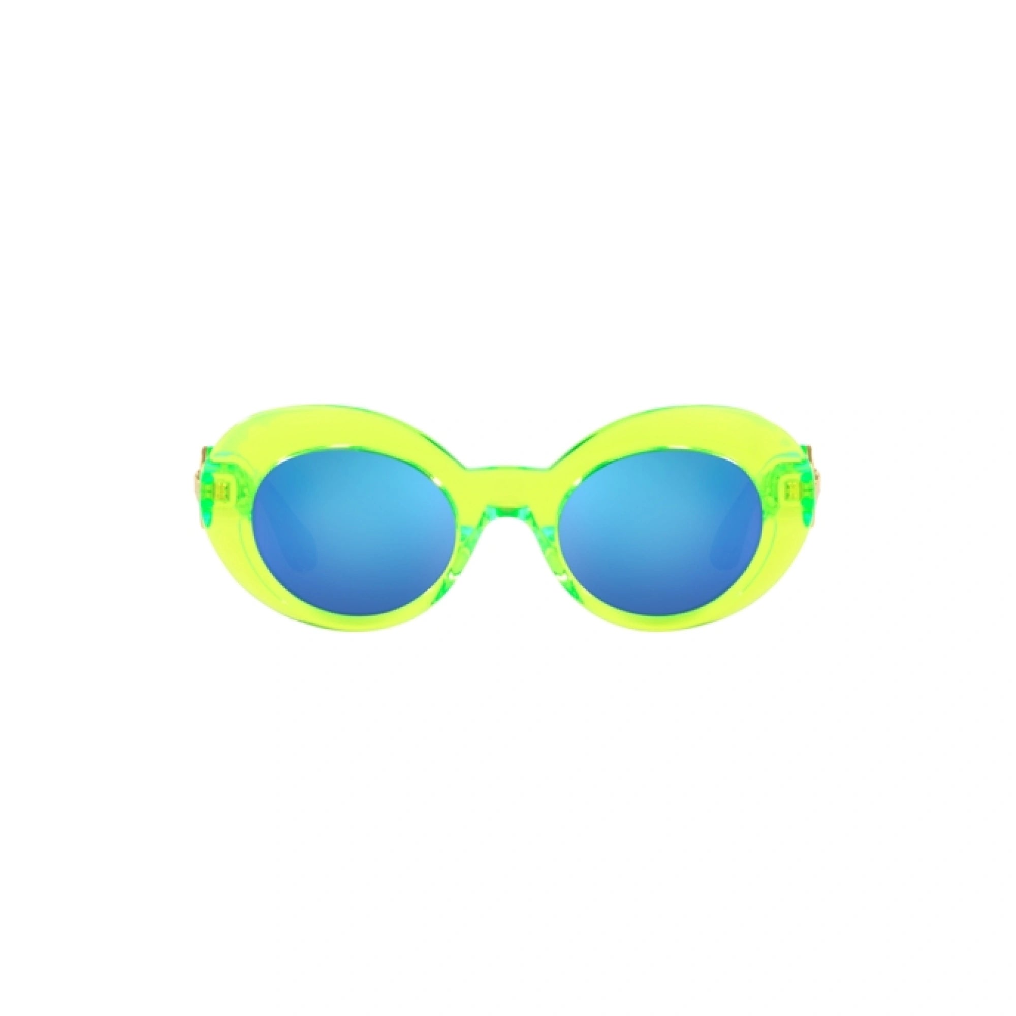 VERSACE VK 4428U - 537125 VERDE FLUO TRASPARENTE | OCCHIALE DA SOLE BAMBINA | CALIBRO 45