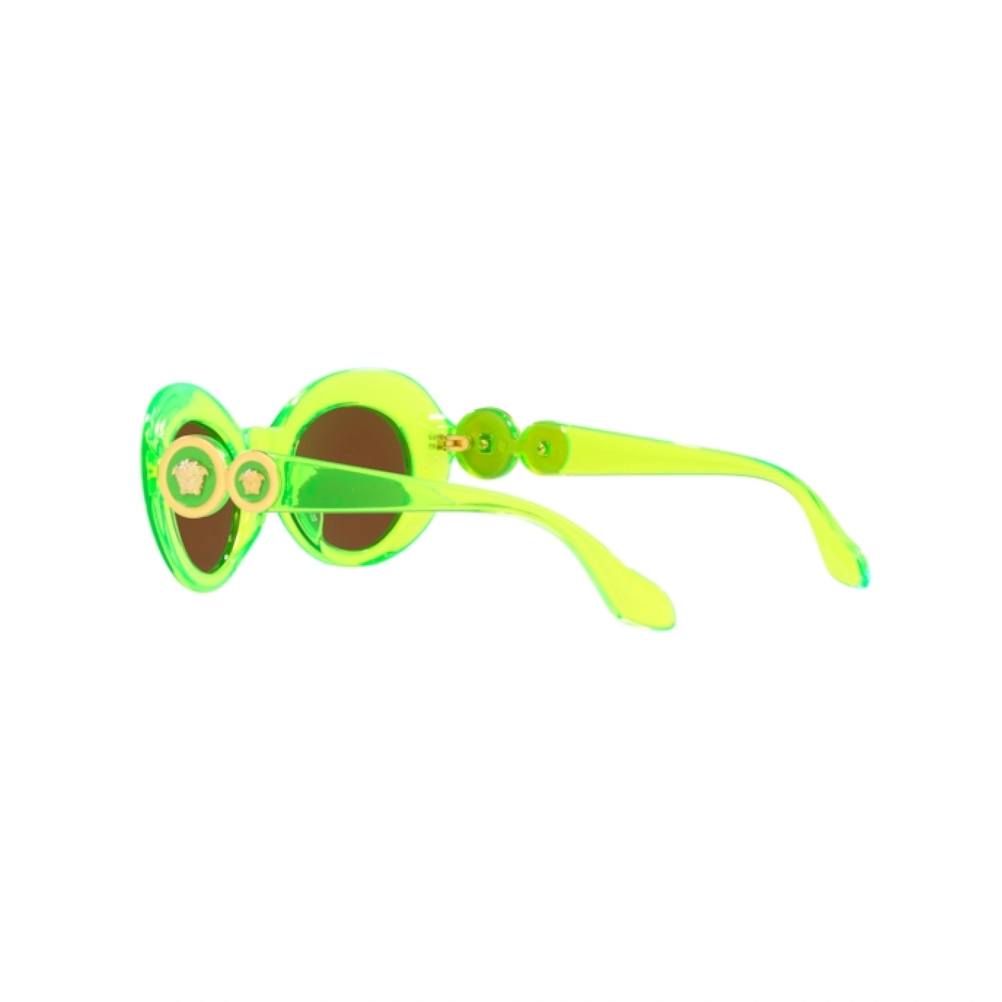 VERSACE VK 4428U - 537125 VERDE FLUO TRASPARENTE | OCCHIALE DA SOLE BAMBINA | CALIBRO 45