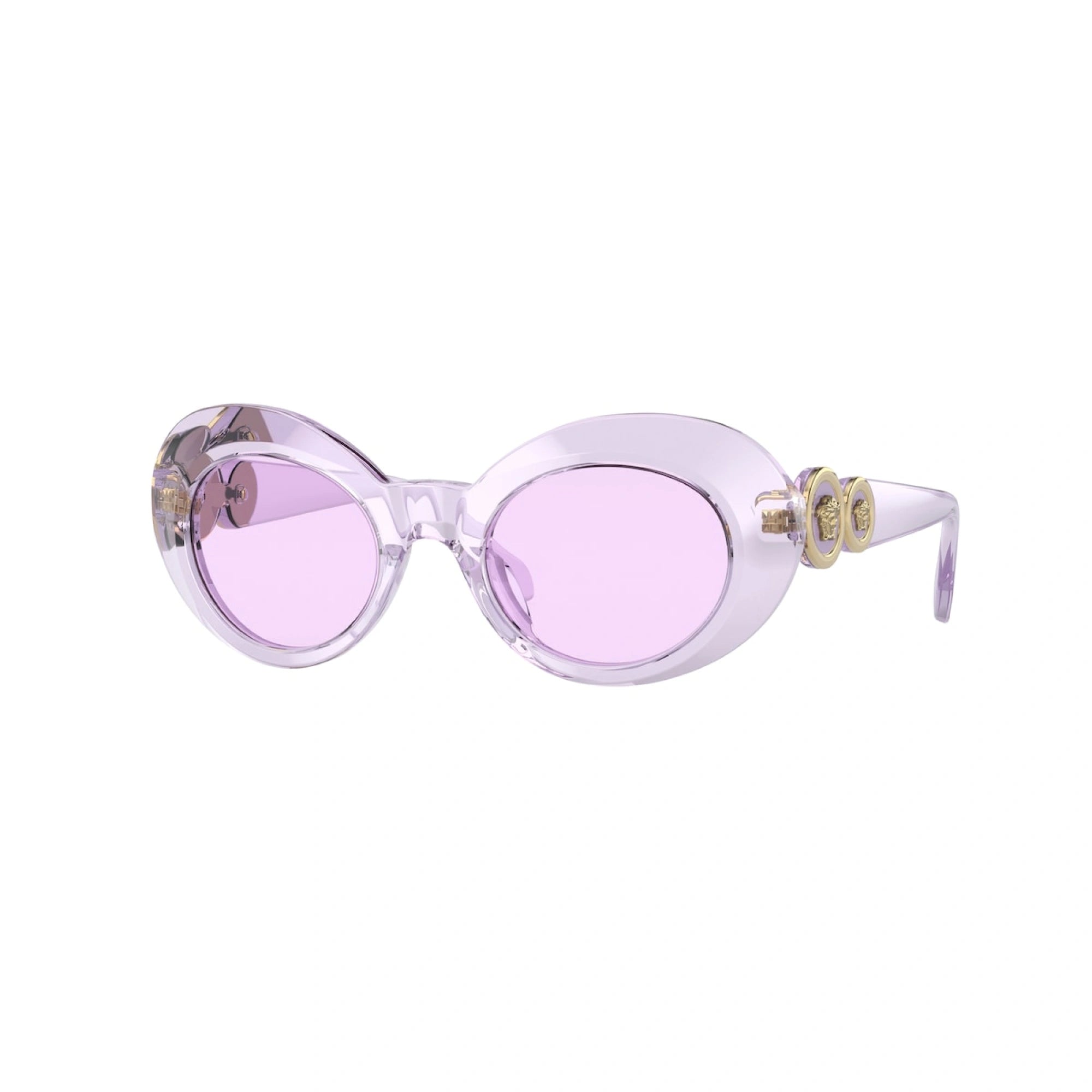 VERSACE VK 4428U - 53721A VIOLA TRASPARENTE | OCCHIALE DA SOLE BAMBINA | CALIBRO 45