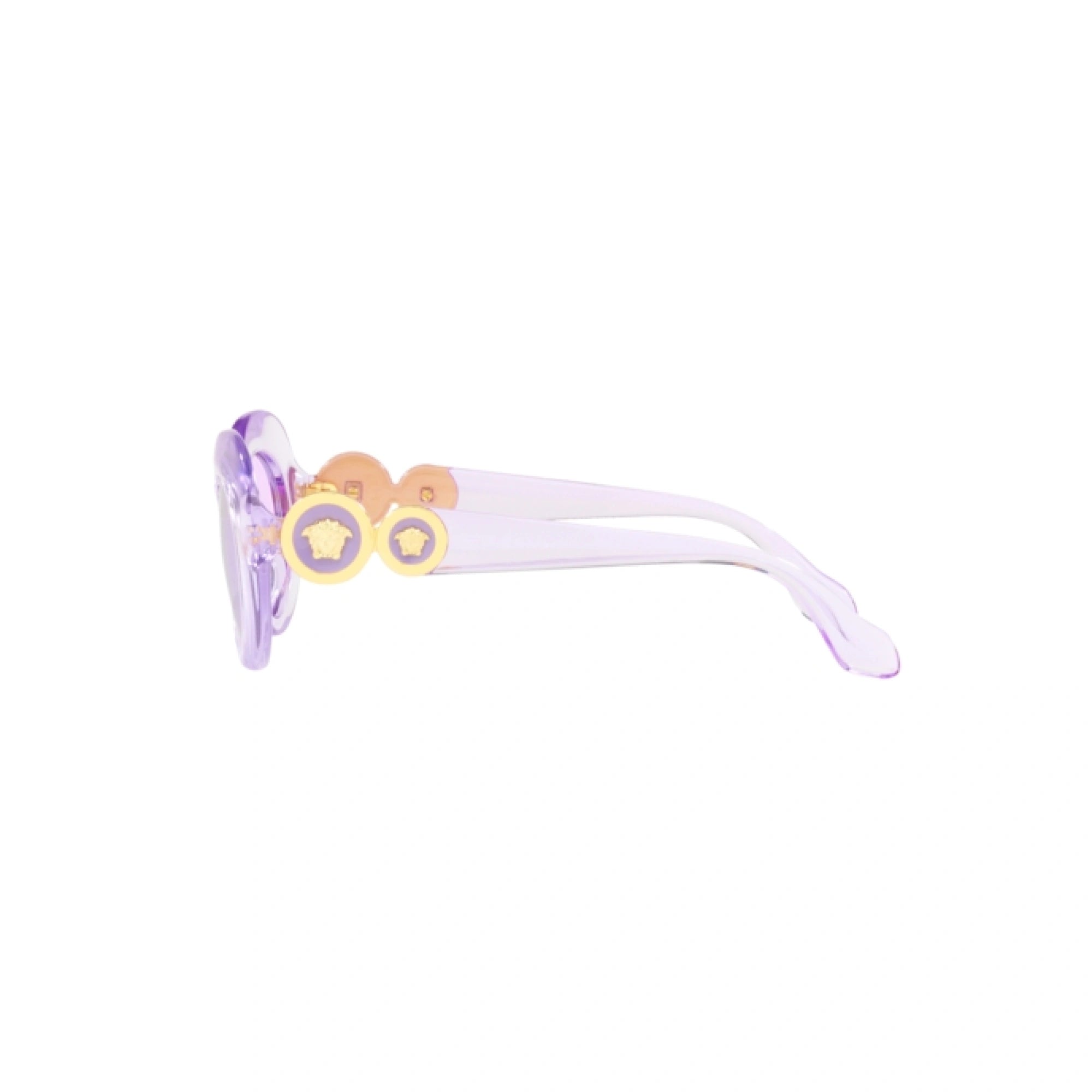 VERSACE VK 4428U - 53721A VIOLA TRASPARENTE | OCCHIALE DA SOLE BAMBINA | CALIBRO 45