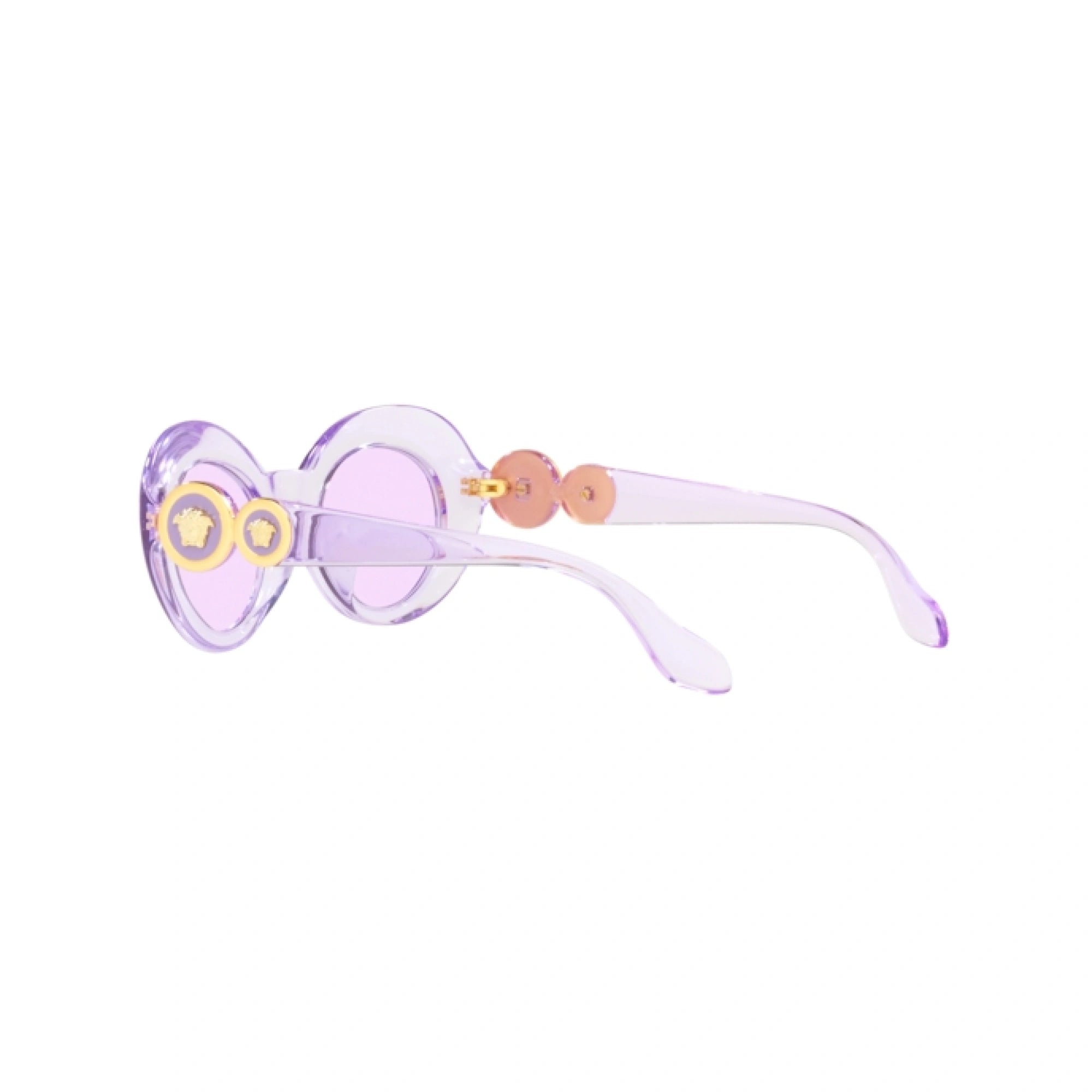 VERSACE VK 4428U - 53721A VIOLA TRASPARENTE | OCCHIALE DA SOLE BAMBINA | CALIBRO 45