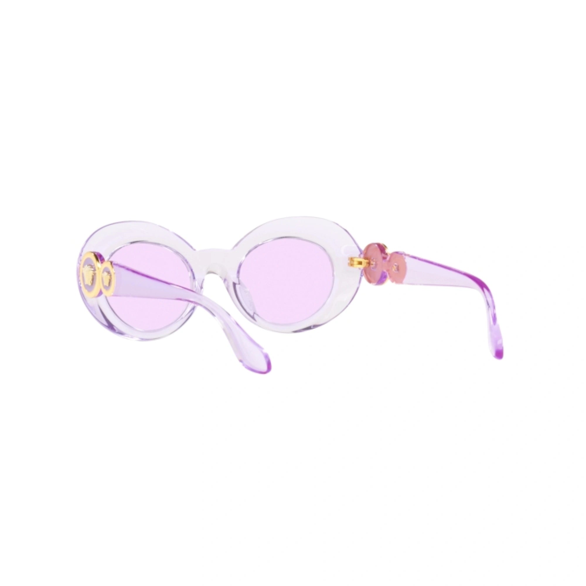 VERSACE VK 4428U - 53721A VIOLA TRASPARENTE | OCCHIALE DA SOLE BAMBINA | CALIBRO 45