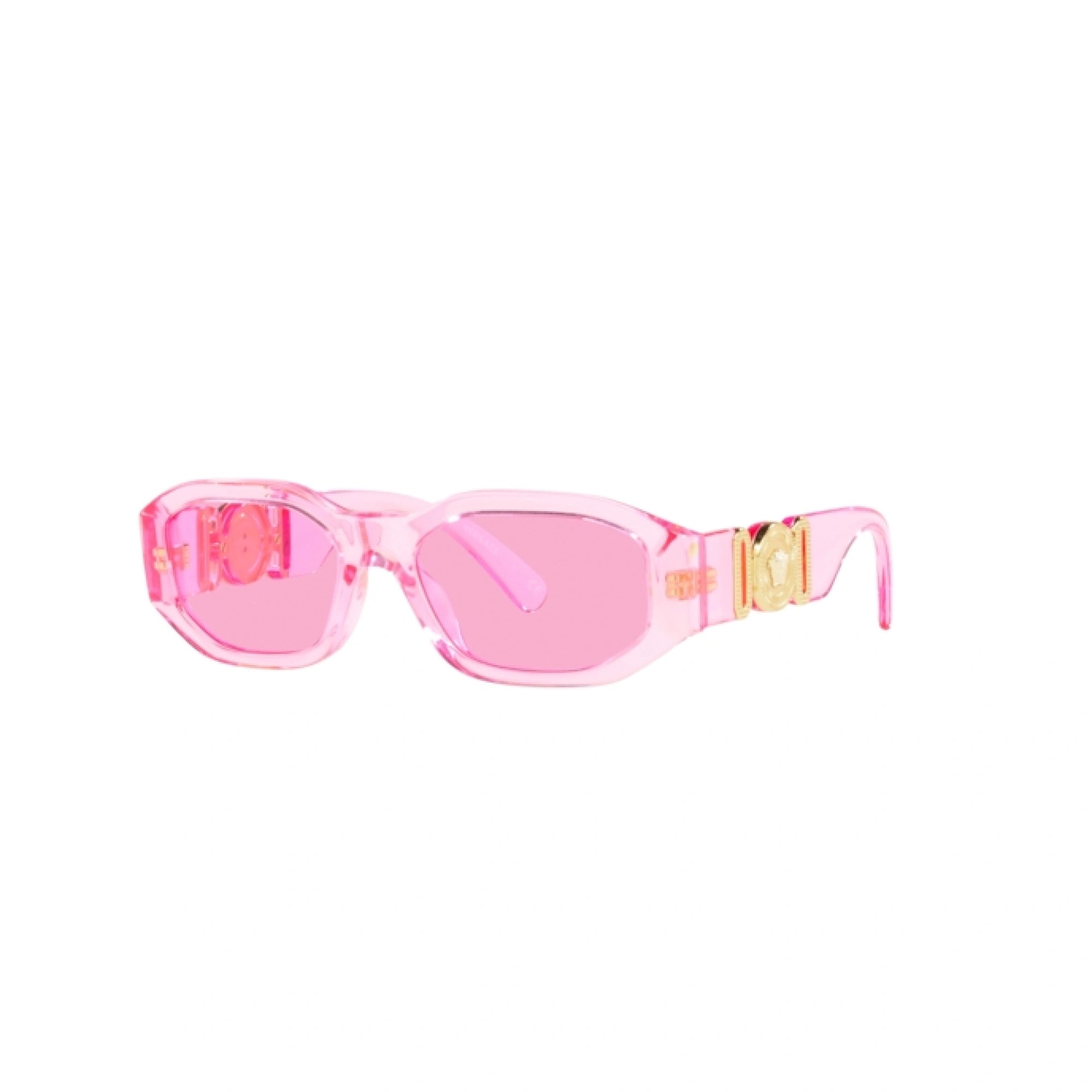 VERSACE VK 4429U - 5370/5 ROSA TRASPARENTE | OCCHIALE DA SOLE BAMBINO UNISEX | CALIBRO 48