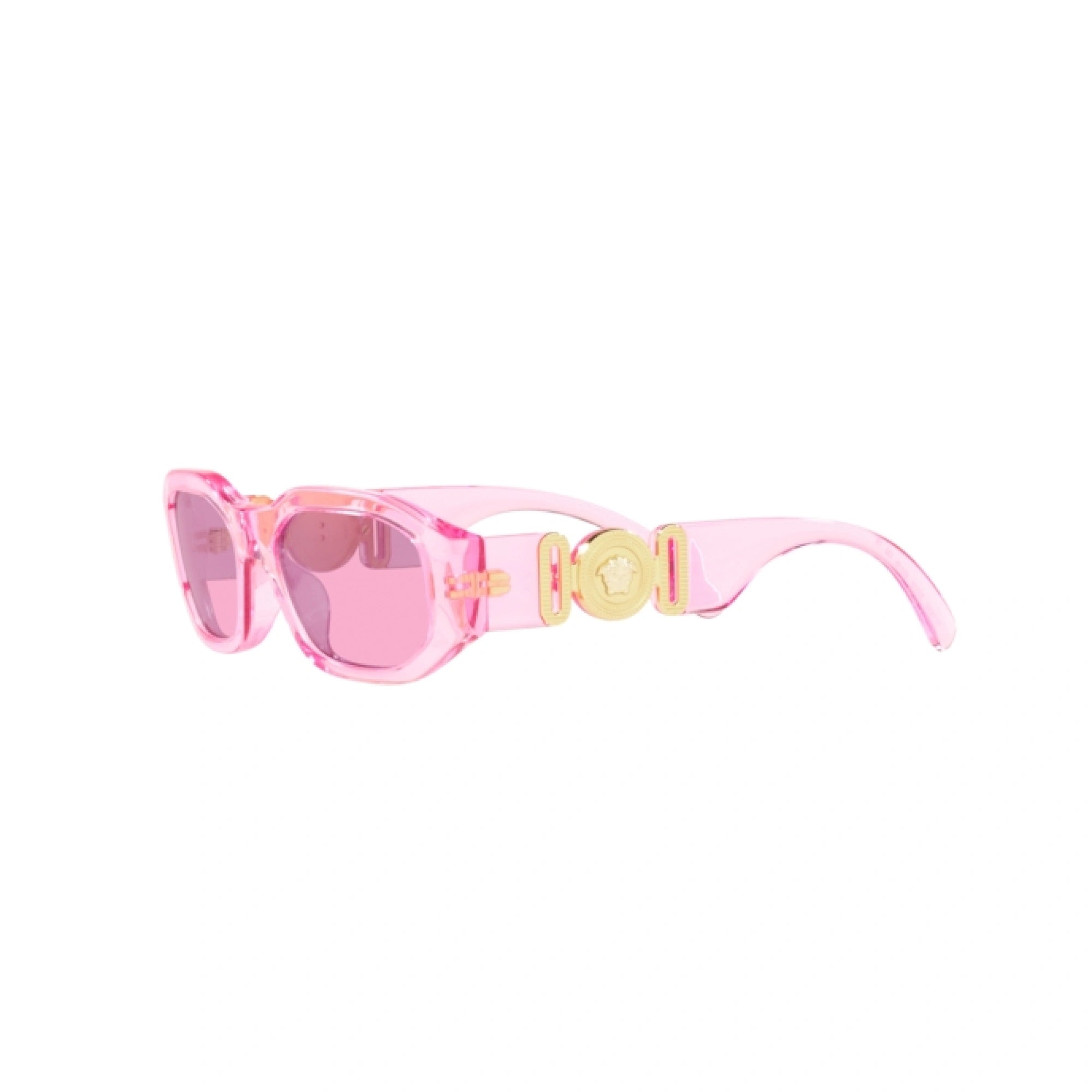 VERSACE VK 4429U - 5370/5 ROSA TRASPARENTE | OCCHIALE DA SOLE BAMBINO UNISEX | CALIBRO 48