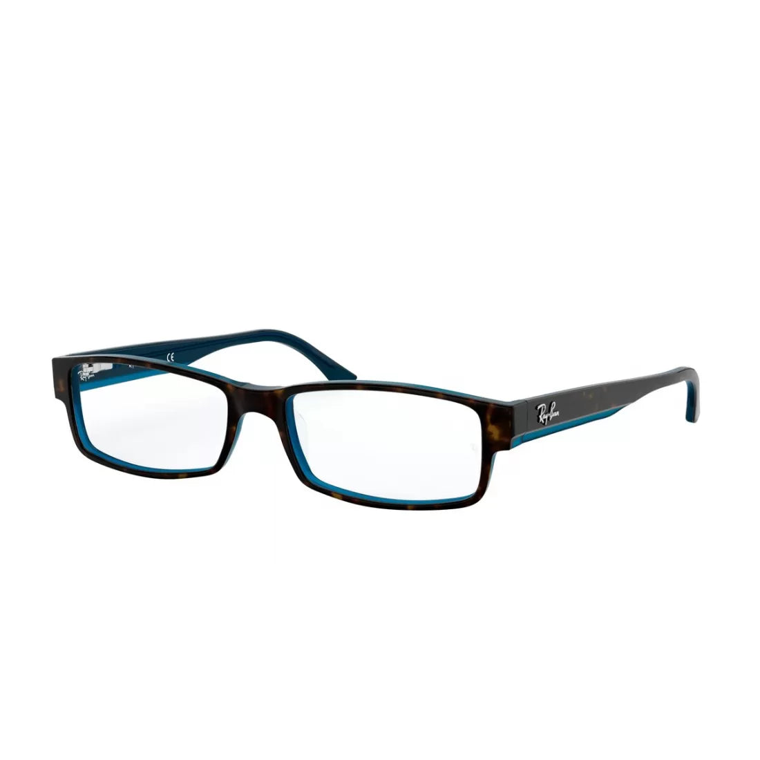 OCCHIALE DA VISTA UNISEX RAY-BAN RX 5114 - 5064 CIMA HAVANA SU BLU CALIBRO 54