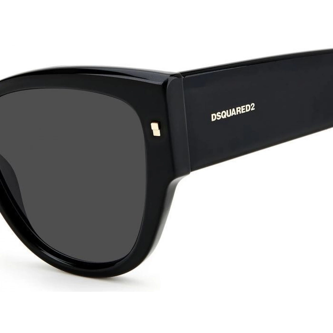 OCCHIALE DA SOLE DONNA DSQUARED2 D2 0016/S - 2M2 IR ORO NERO