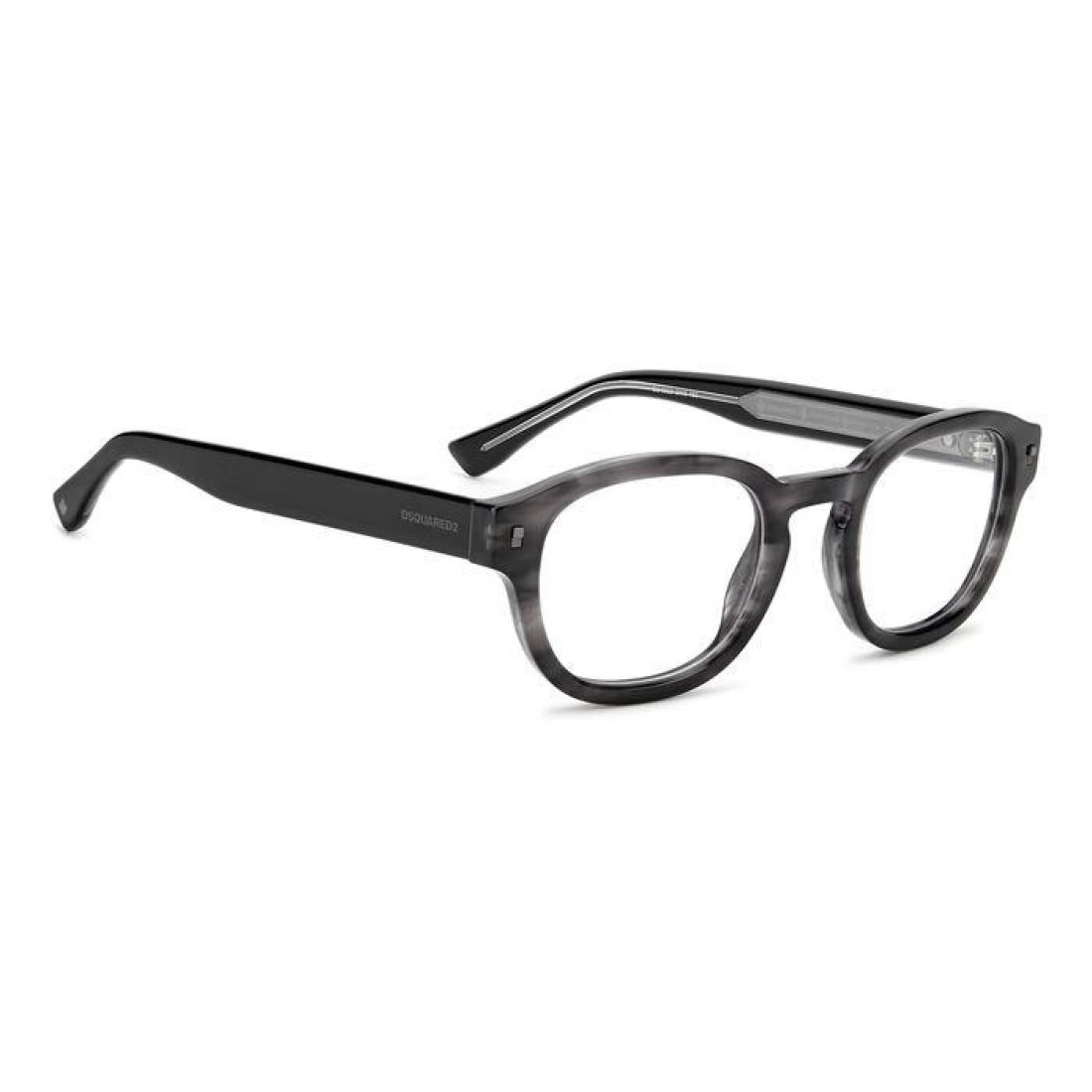 MEN'S EYEGLASSES DSQUARED2 D2 0023 - 2W8 GRAY HORN CALIBER 49 