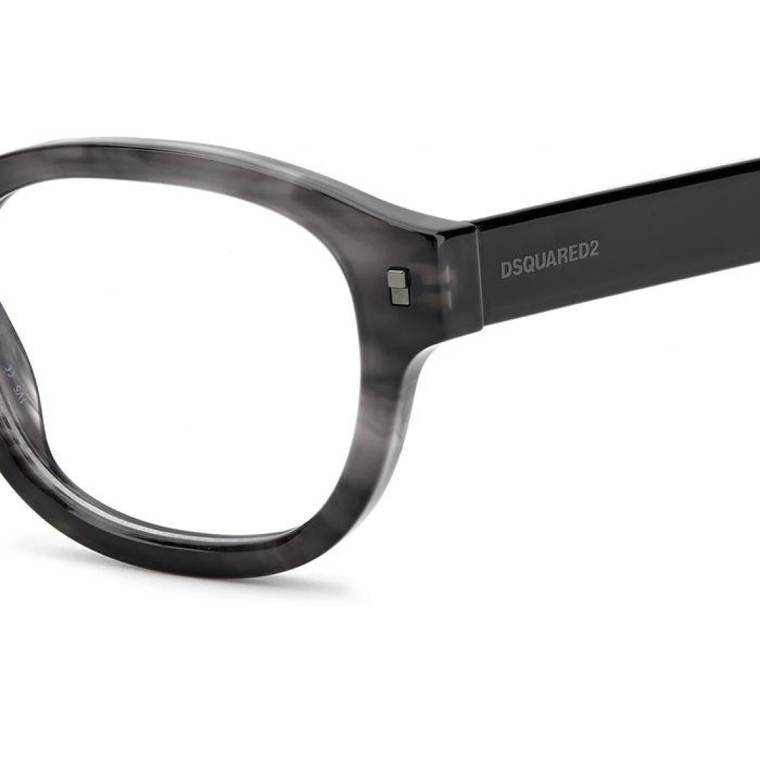 OCCHIALE DA VISTA UOMO DSQUARED2 D2 0023 - 2W8 GREY HORN CALIBRO 49