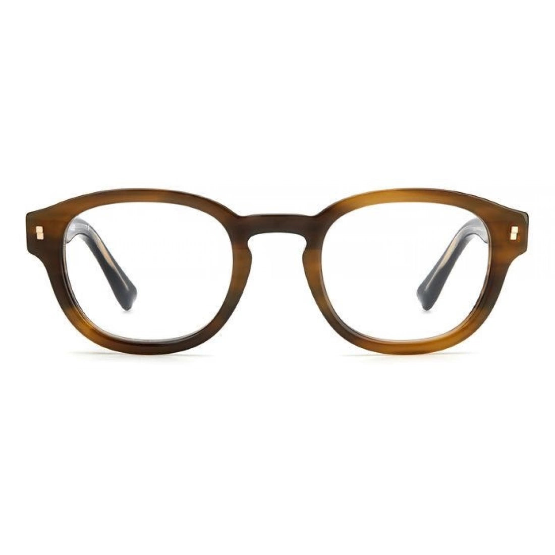 OCCHIALE DA VISTA UOMO DSQUARED2 D2 0023 - HR3 BEIGE HORN CALIBRO 49