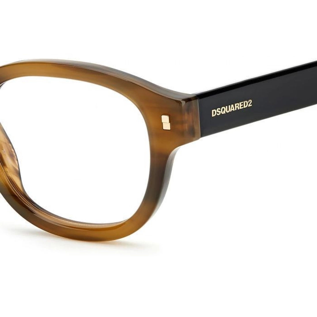 OCCHIALE DA VISTA UOMO DSQUARED2 D2 0023 - HR3 BEIGE HORN CALIBRO 47