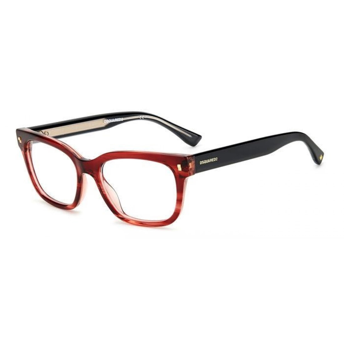 OCCHIALE DA VISTA DONNA DSQUARED2 D2 0027 - 8RR ROSSO STRIATO