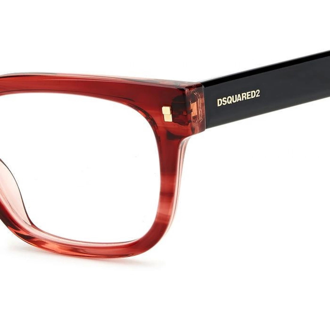 OCCHIALE DA VISTA DONNA DSQUARED2 D2 0027 - 8RR ROSSO STRIATO