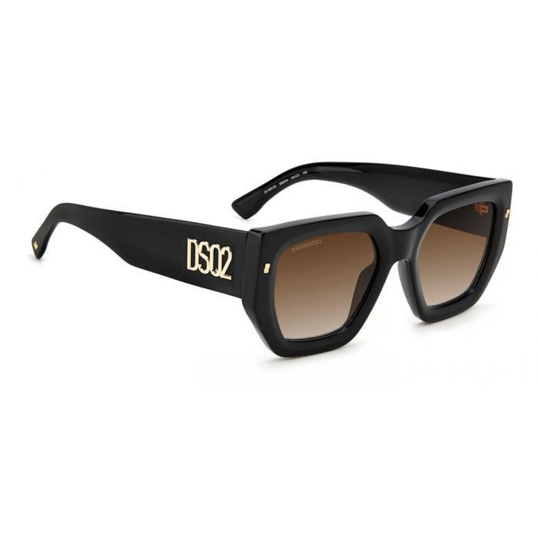 OCCHIALE DA SOLE UNISEX DSQUARED2 D2 0031/S - 2M2 HA ORO NERO