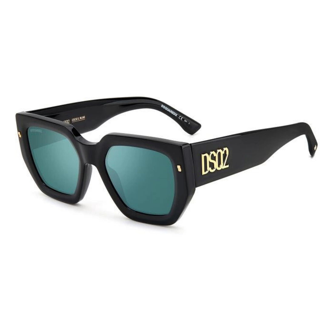 OCCHIALE DA SOLE UNISEX DSQUARED2 D2 0031/S - ETJ MT VERDE ACQUA NERA