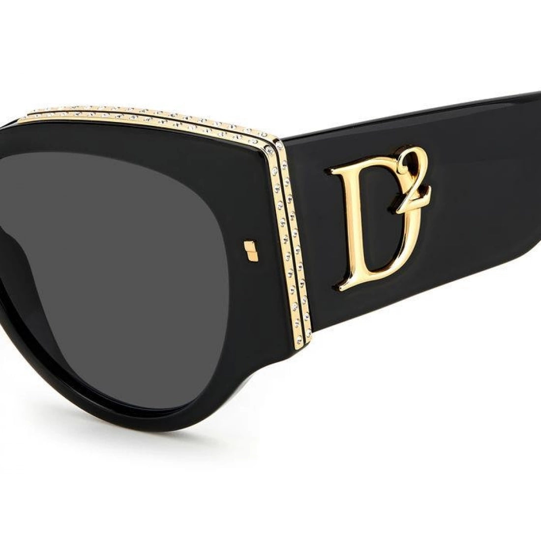 OCCHIALE DA SOLE DONNA DSQUARED2 D2 0032/S - 2M2 IR ORO NERO