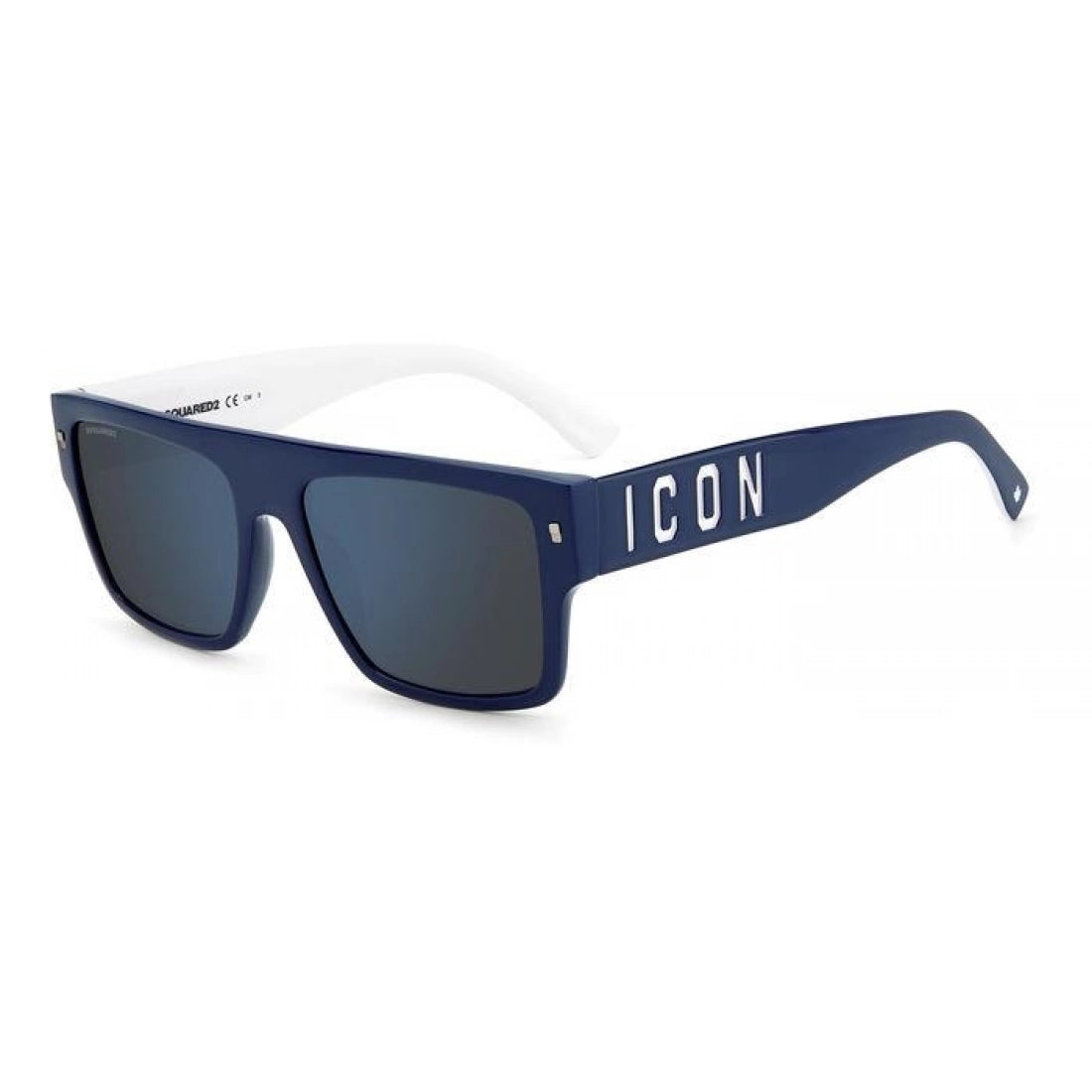 OCCHIALE DA SOLE UOMO DSQUARED2 ICON 0003/S - 0JU XT BLU BIANCO