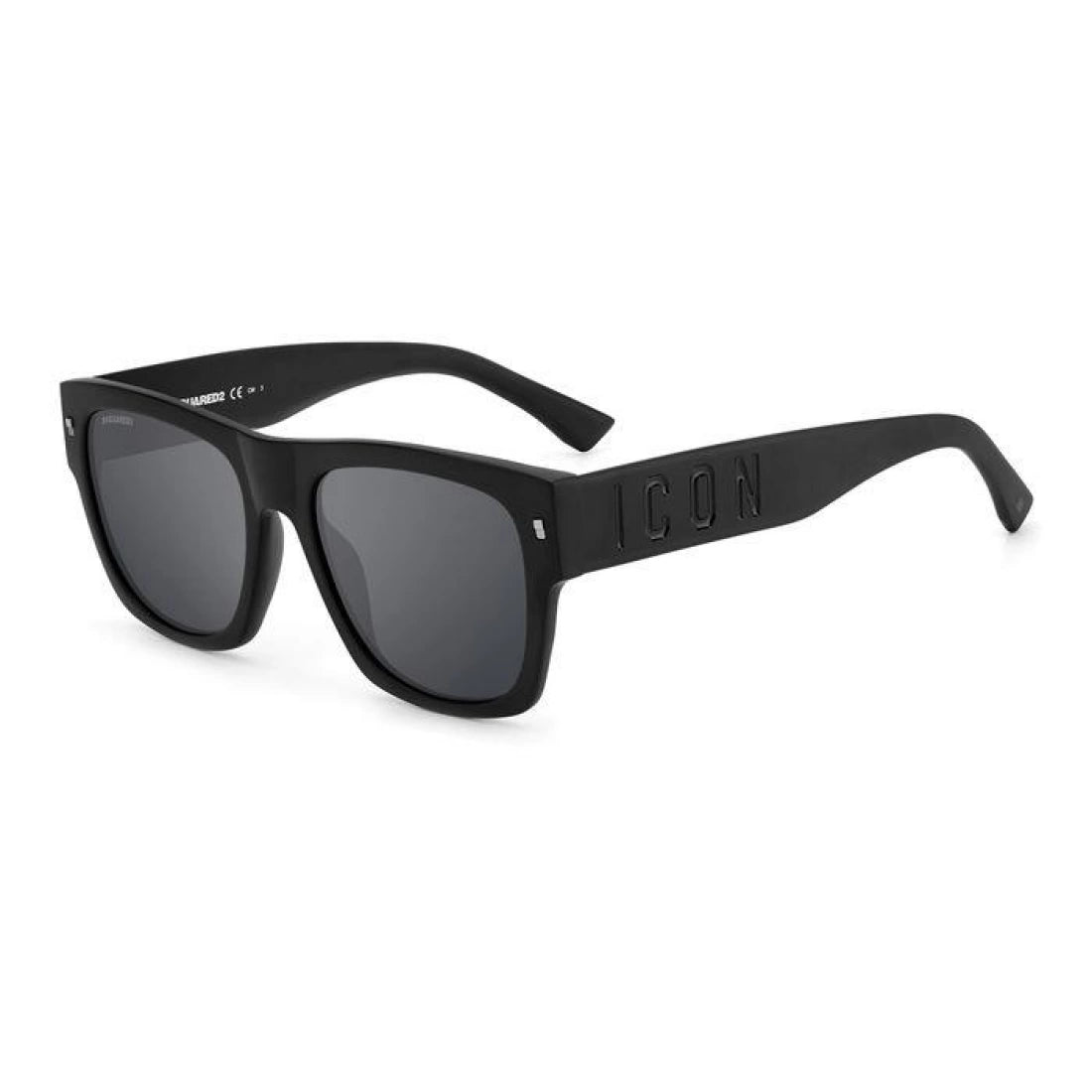 OCCHIALE DA SOLE UOMO DSQUARED2 ICON 0004/S - 003 T4 NERO OPACO