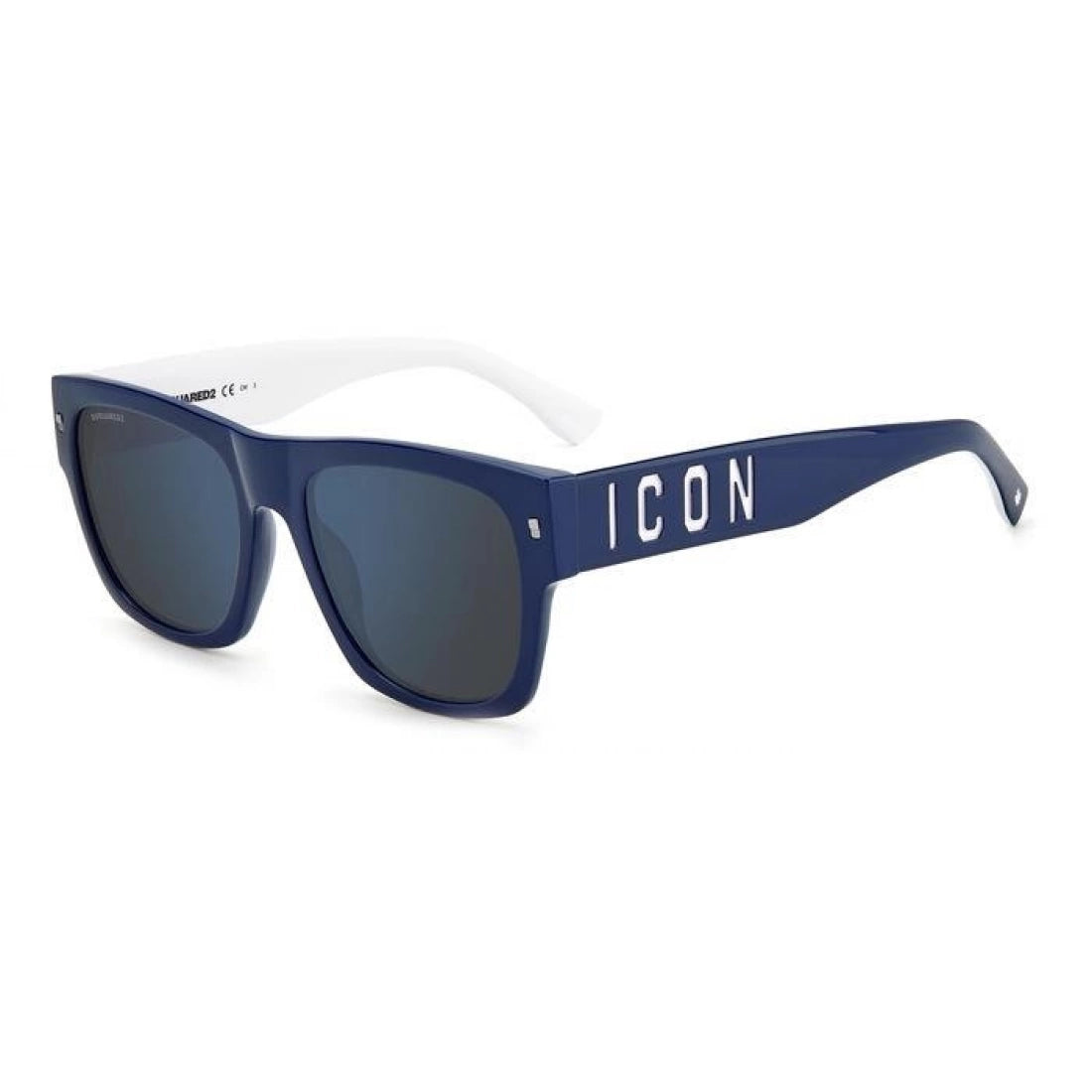 OCCHIALE DA SOLE UOMO DSQUARED2 ICON 0004/S - 0JU XT BLU BIANCO