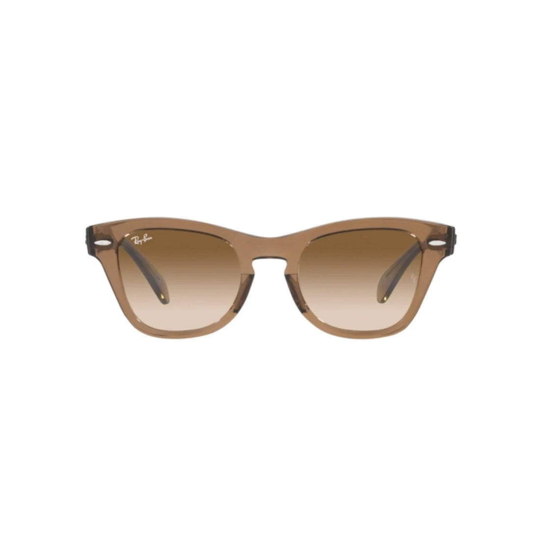 OCCHIALE DA SOLE UNISEX RAY-BAN RB 0707S - 664051 MARRONE CHIARO TRASPARENTE CALIBRO 53