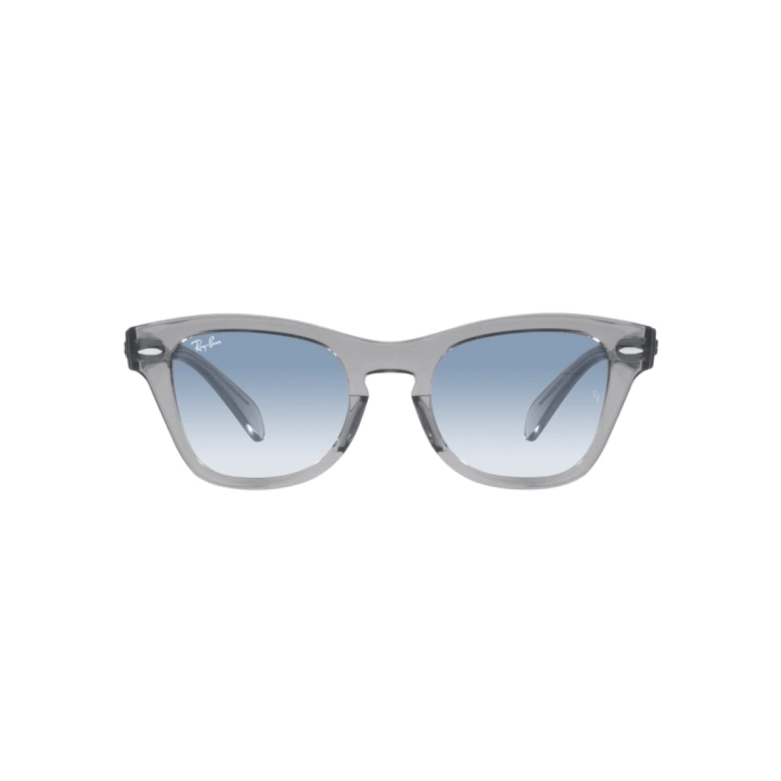 UNISEX SUNGLASSES RAY-BAN RB 0707S - 66413F TRANSPARENT GRAY SIZE 50 