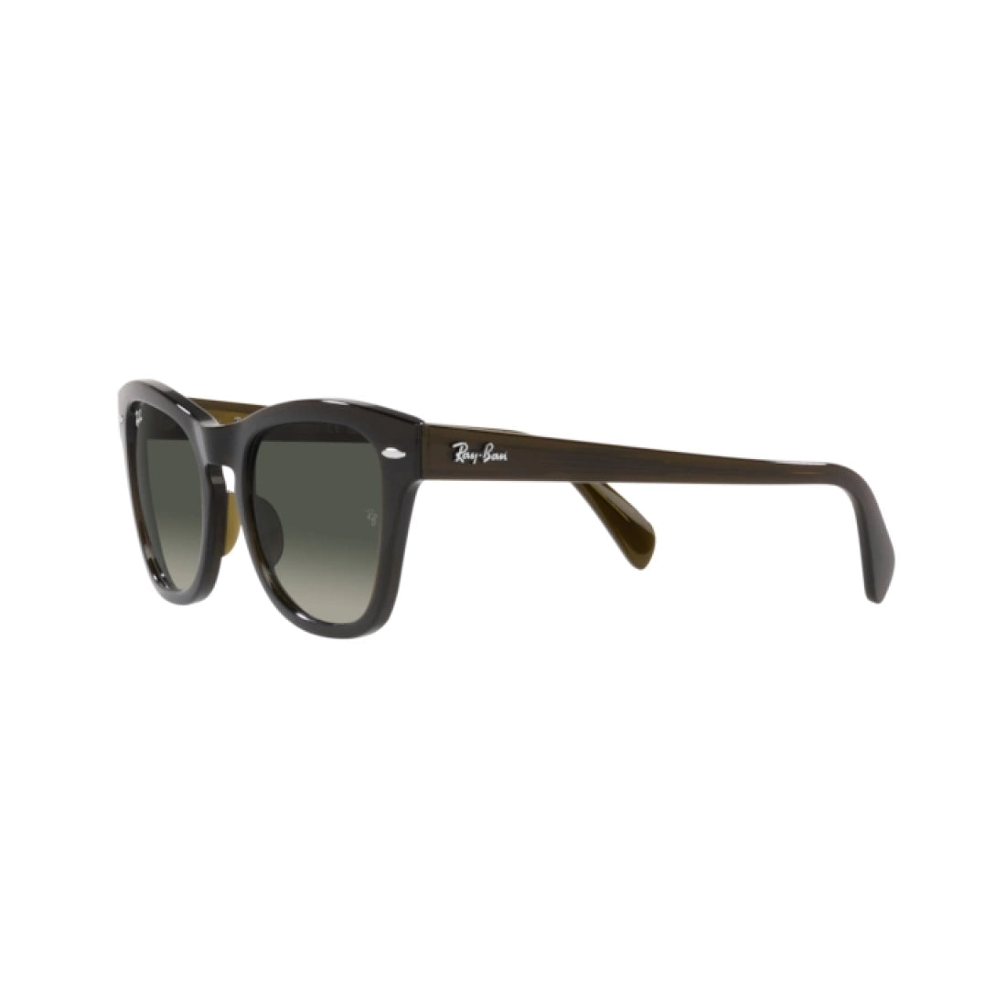 OCCHIALE DA SOLE UNISEX RAY-BAN RB 0707S - 664271 VERDE OLIVA TRASPARENTE CALIBRO 50