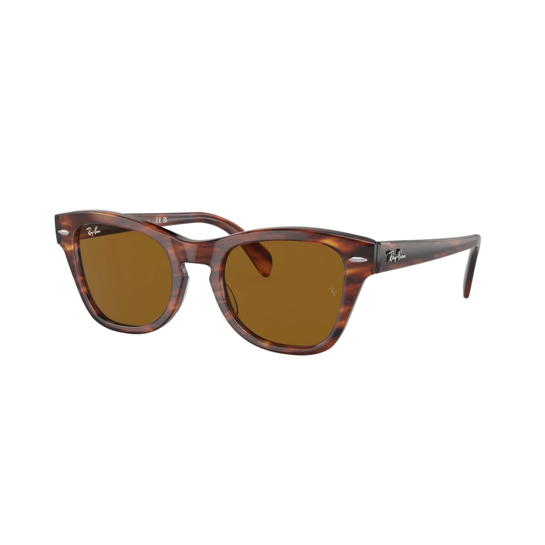 OCCHIALE DA SOLE UNISEX RAY-BAN RB 0707S - 954/33 AVANA STRIATA CALIBRO 50