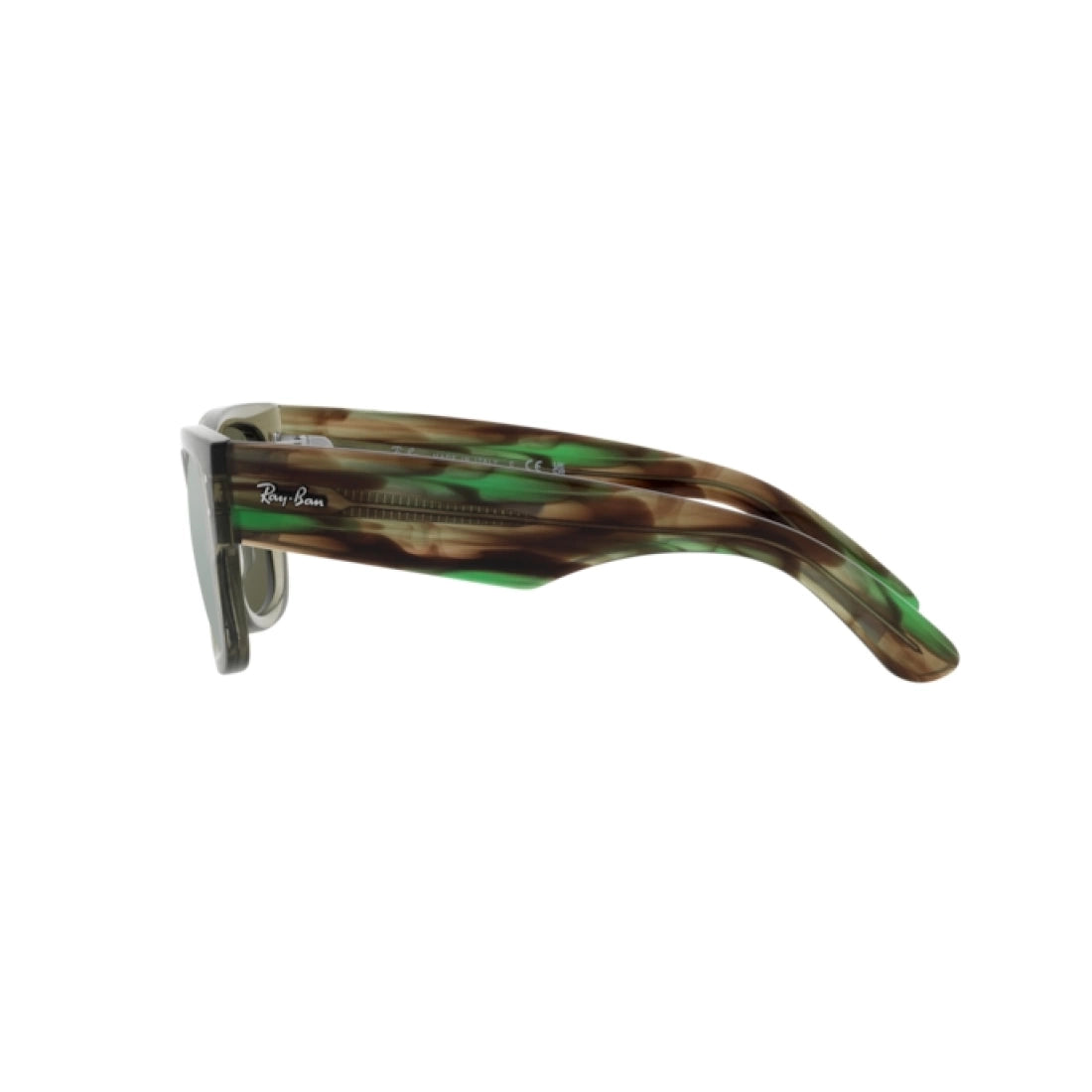 OCCHIALE DA SOLE UNISEX RAY-BAN RB 0840S MEGA WAYFARER 66355C VERDE TRASPARENTE