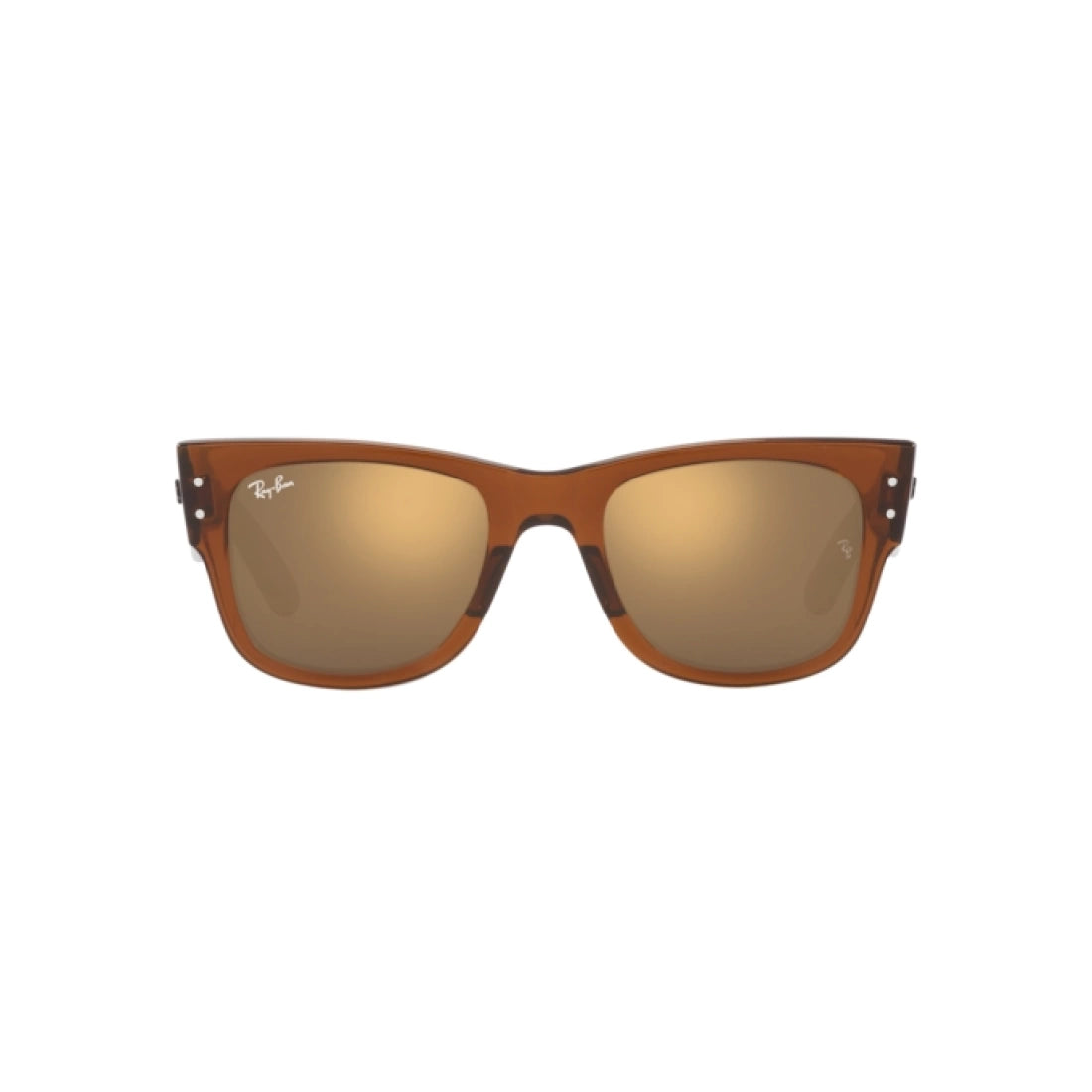 OCCHIALE DA SOLE UNISEX RAY-BAN RB 0840S MEGA WAYFARER 663693 MARRONE TRASPARENTE