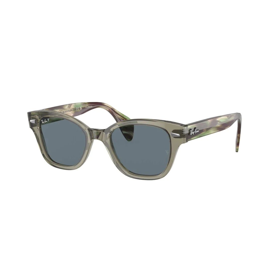 OCCHIALE DA SOLE UNISEX RAY-BAN RB 0880S - 66353R VERDE TRASPARENTE CALIBRO 52