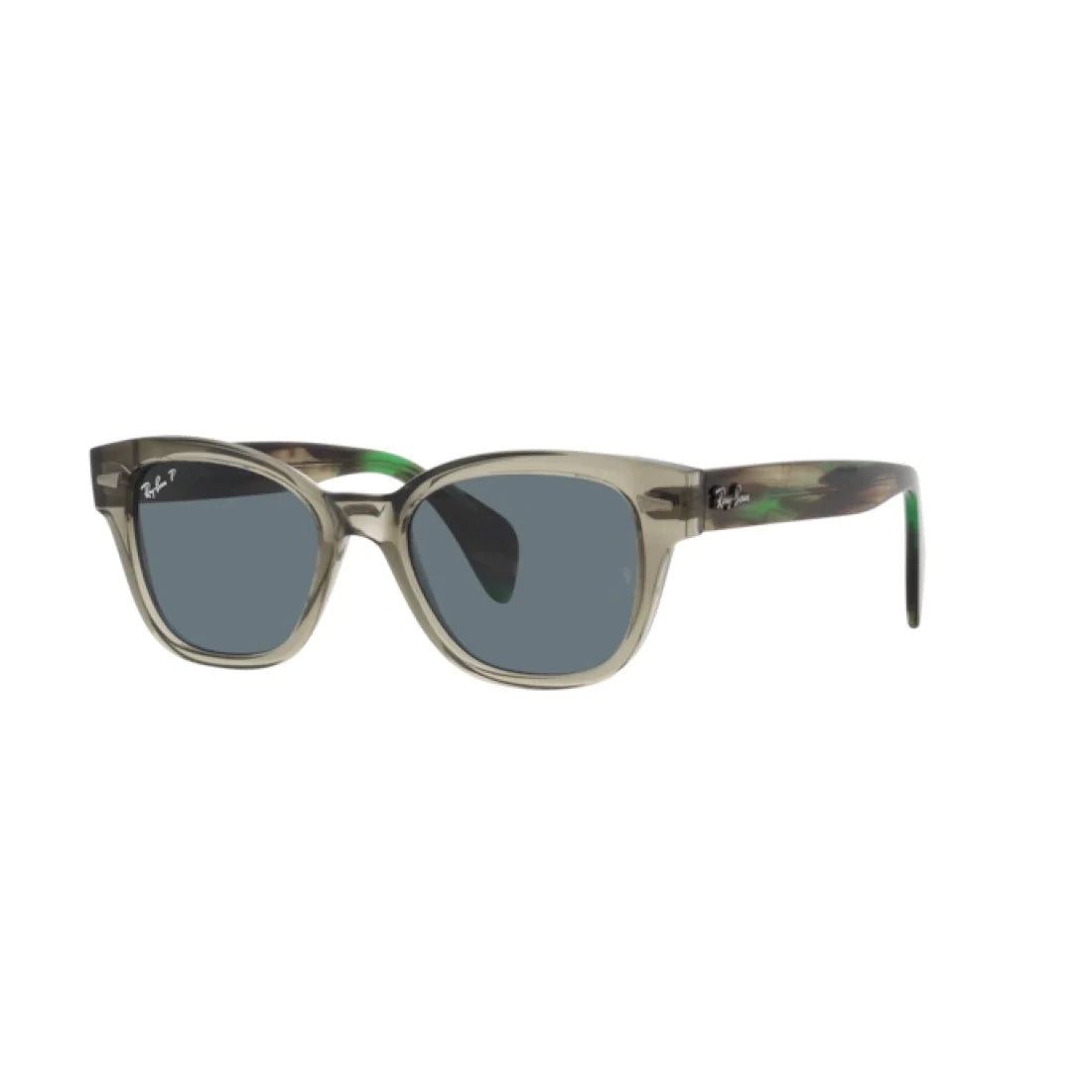 OCCHIALE DA SOLE UNISEX RAY-BAN RB 0880S - 66353R VERDE TRASPARENTE CALIBRO 52