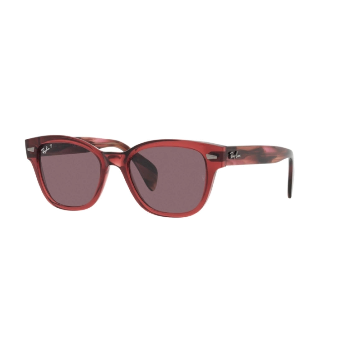 OCCHIALE DA SOLE UNISEX RAY-BAN RB 0880S - 6639AF ROSA TRASPARENTE CALIBRO 49