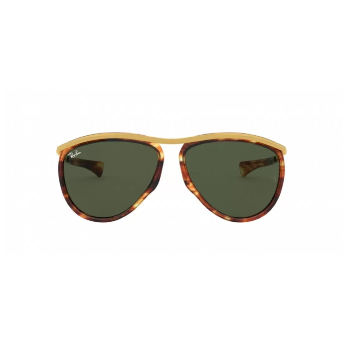UNISEX SUNGLASSES RAY-BAN RB 2219 OLYMPIAN AVIATOR 954/31 HAVANA STRIPPED 