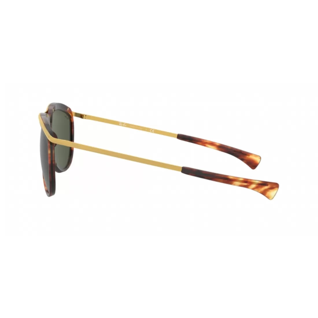 UNISEX SUNGLASSES RAY-BAN RB 2219 OLYMPIAN AVIATOR 954/31 HAVANA STRIPPED 