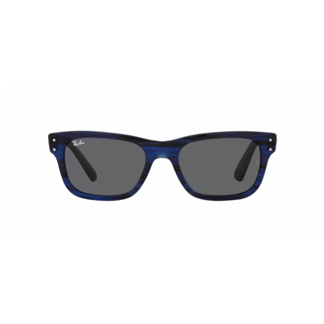 MEN'S SUNGLASSES RAY-BAN RB 2283 MR BURBANK 1339B1 BLUE STRIPED SIZE 55 