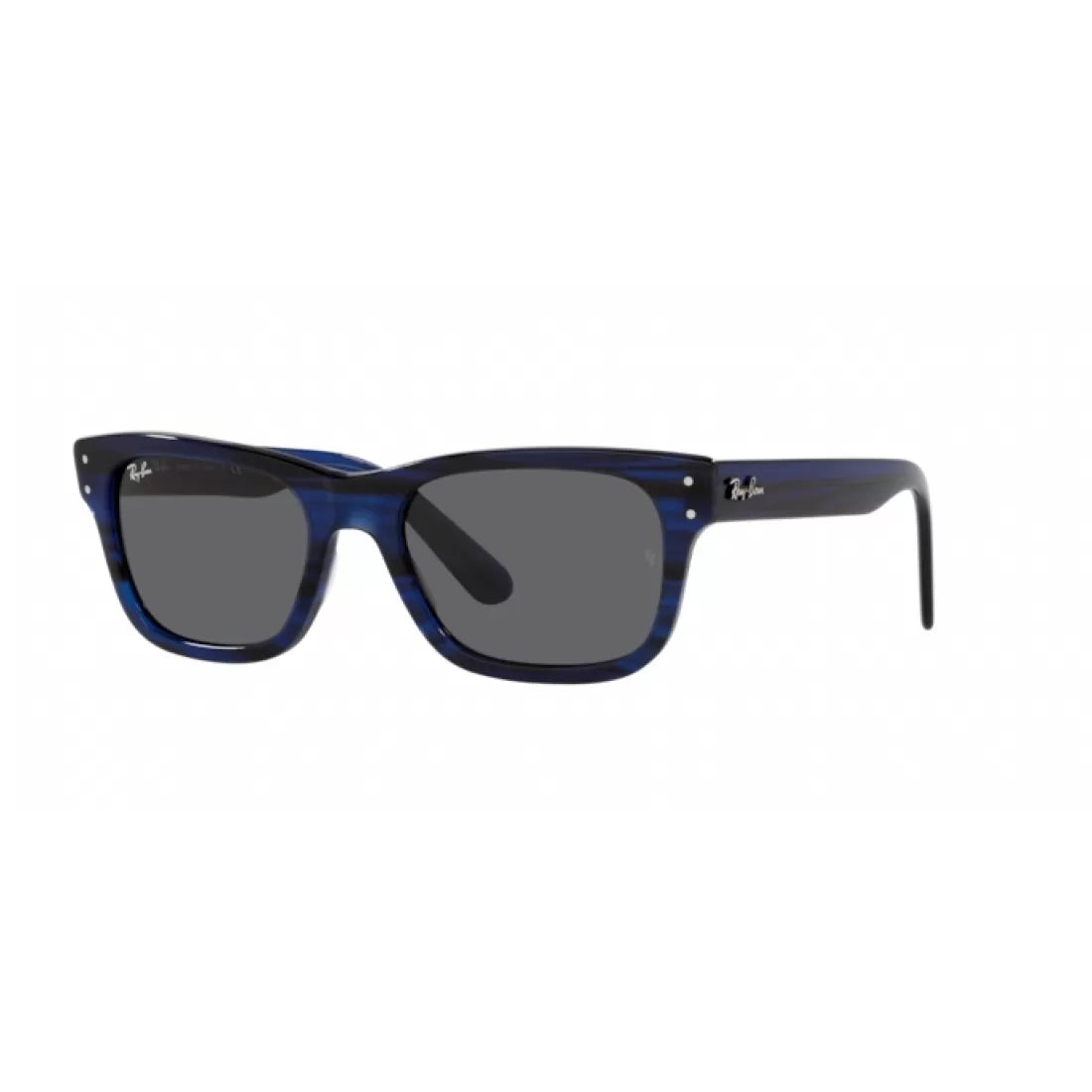 MEN'S SUNGLASSES RAY-BAN RB 2283 MR BURBANK 1339B1 BLUE STRIPED SIZE 55 