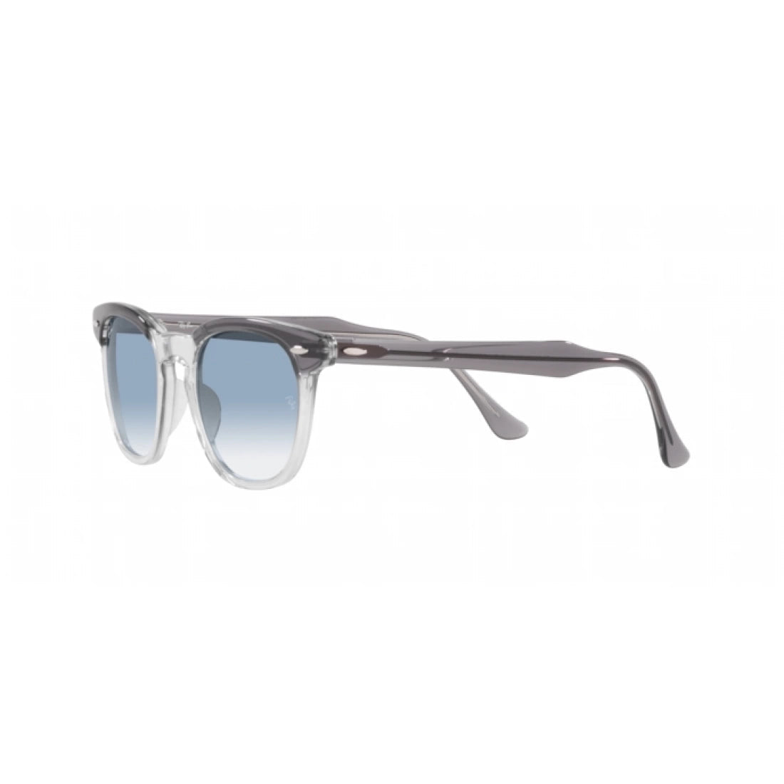 OCCHIALE DA SOLE UNISEX RAY-BAN RB 2298 HAWKEYE 13553F GRIGIO SU TRASPARENTE CALIBRO 52