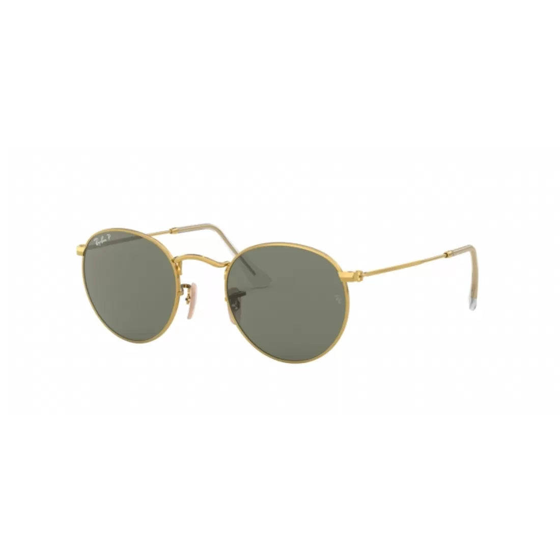 MEN'S SUNGLASSES RAY-BAN RB 3447 ROUND METAL 001/58 GOLD CALIBER 50 