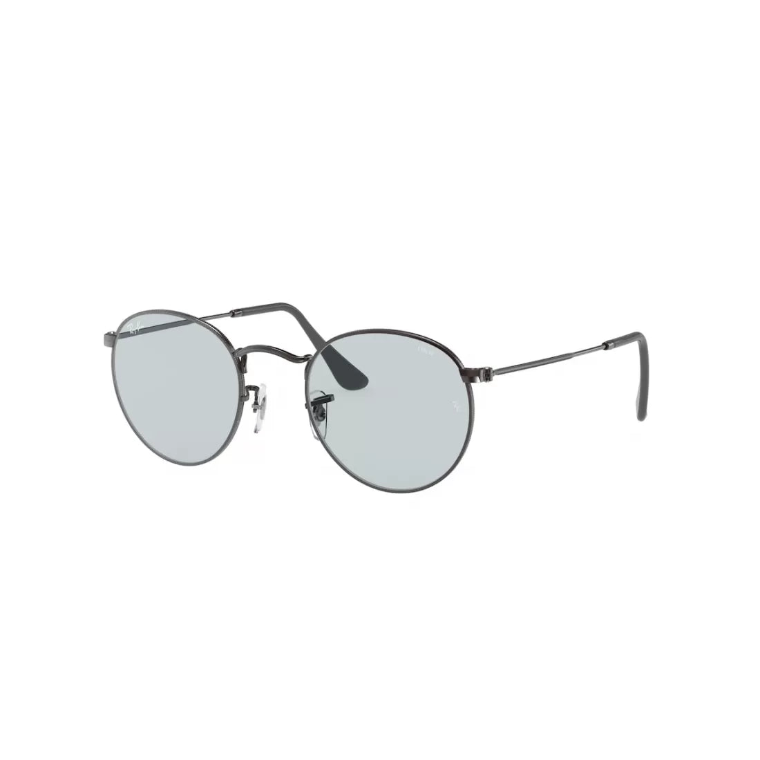 MEN'S SUNGLASSES RAY-BAN RB 3447 ROUND METAL 004/T3 GUN METAL CALIBER 53 