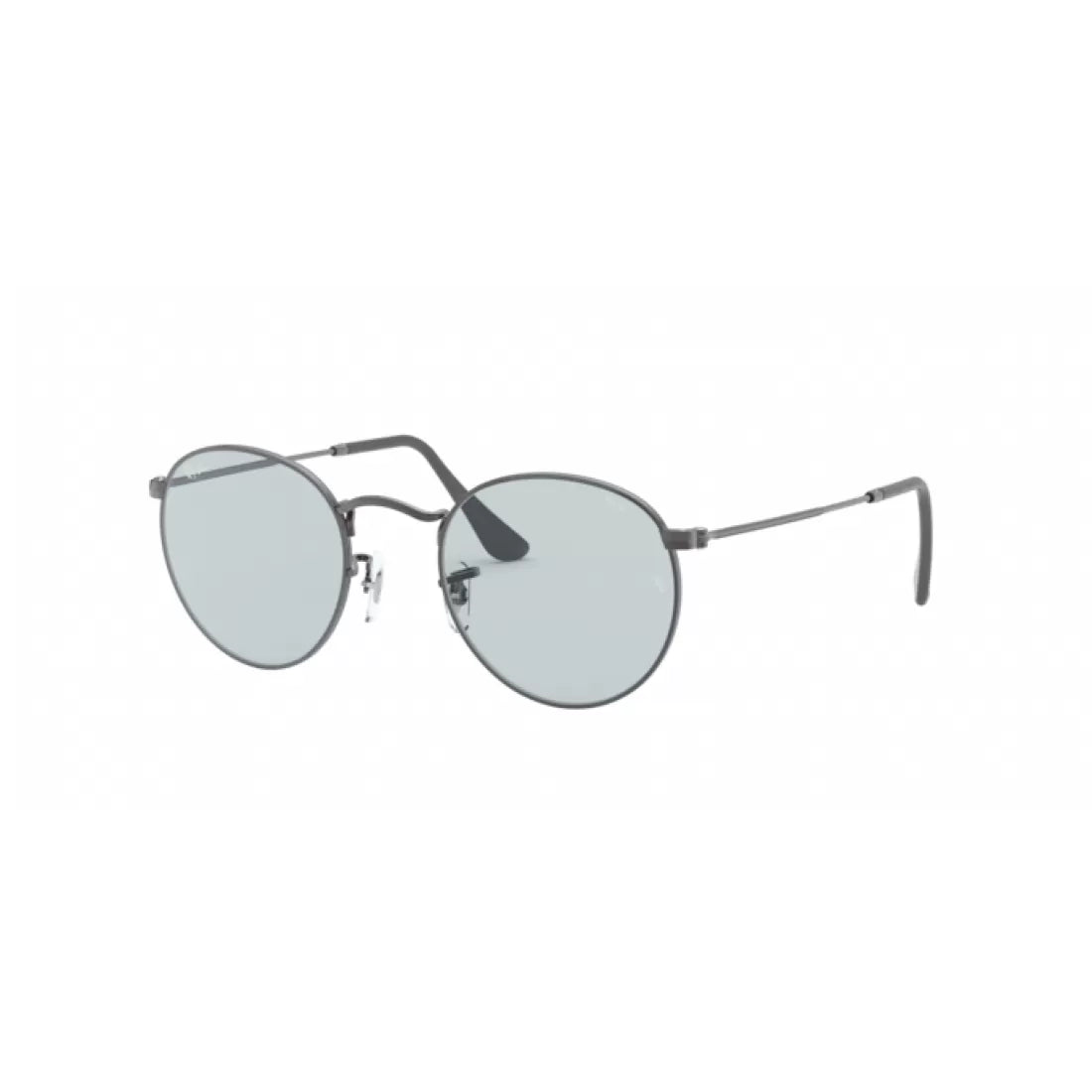 MEN'S SUNGLASSES RAY-BAN RB 3447 ROUND METAL 004/T3 GUN METAL CALIBER 53 