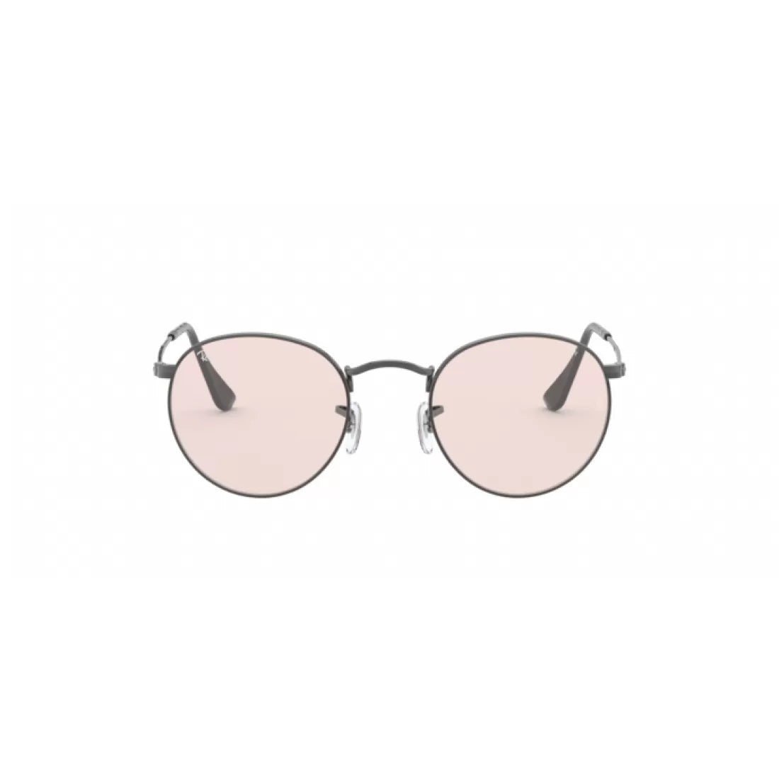 MEN'S SUNGLASSES RAY-BAN RB 3447 ROUND METAL 004/T5 GUN METAL CALIBER 50 