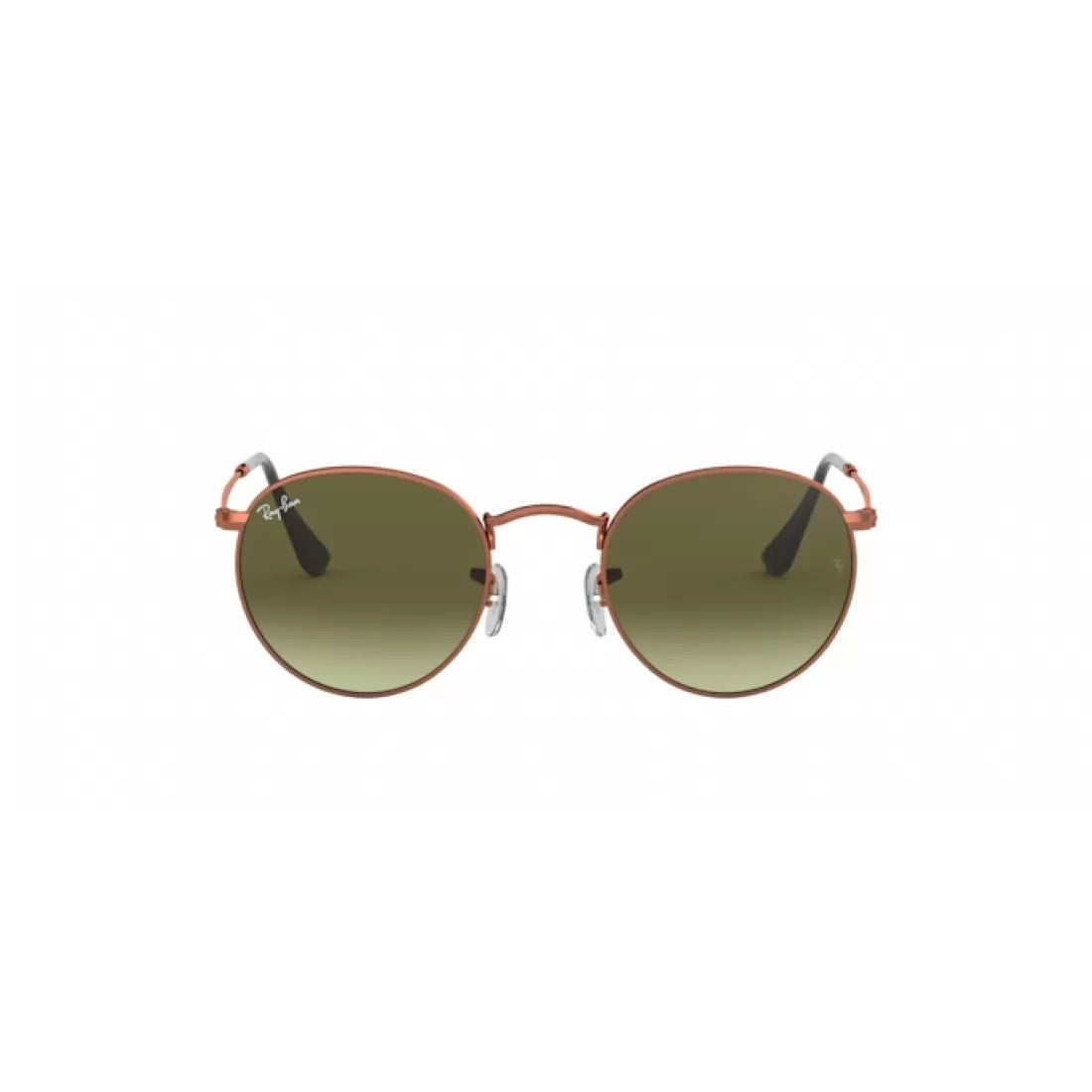 MEN'S SUNGLASSES RAY-BAN RB 3447 ROUND METAL 9002A6 MEDIUM POLISHED BRONZE CALIBER 50 